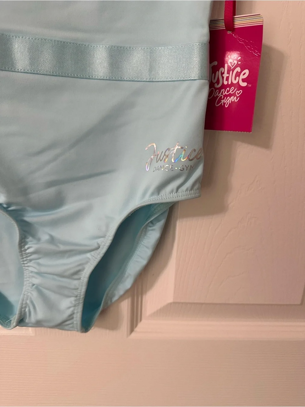 Justice Girls' Light Aqua Capsleeve Ballet 🩰 Leotards